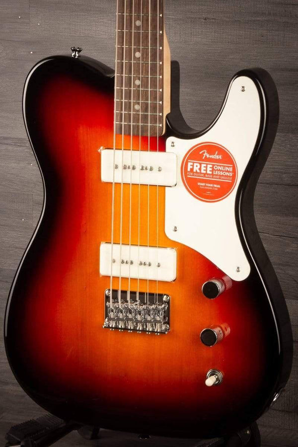 Squier Electric Guitar Squier Paranormal Baritone Cabronita Telecaster - 3 Colour Sunburst