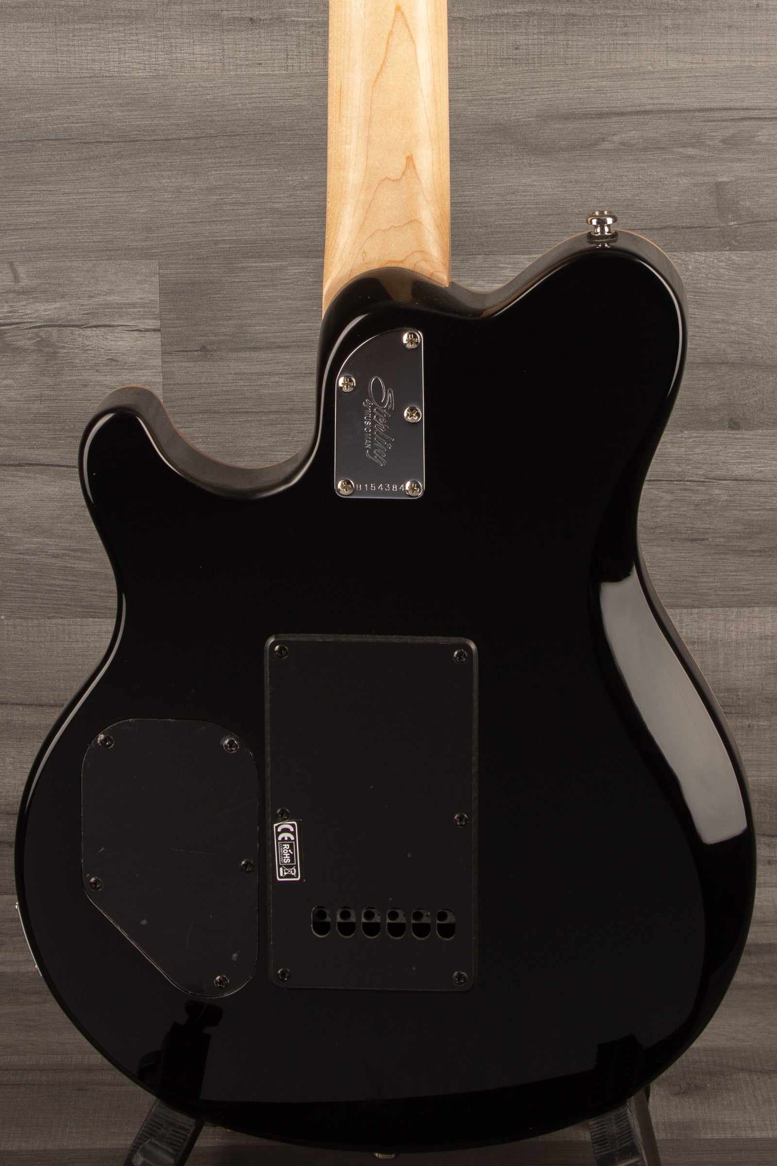 MusicMan Sterling Axis Flame Maple - Trans Gold