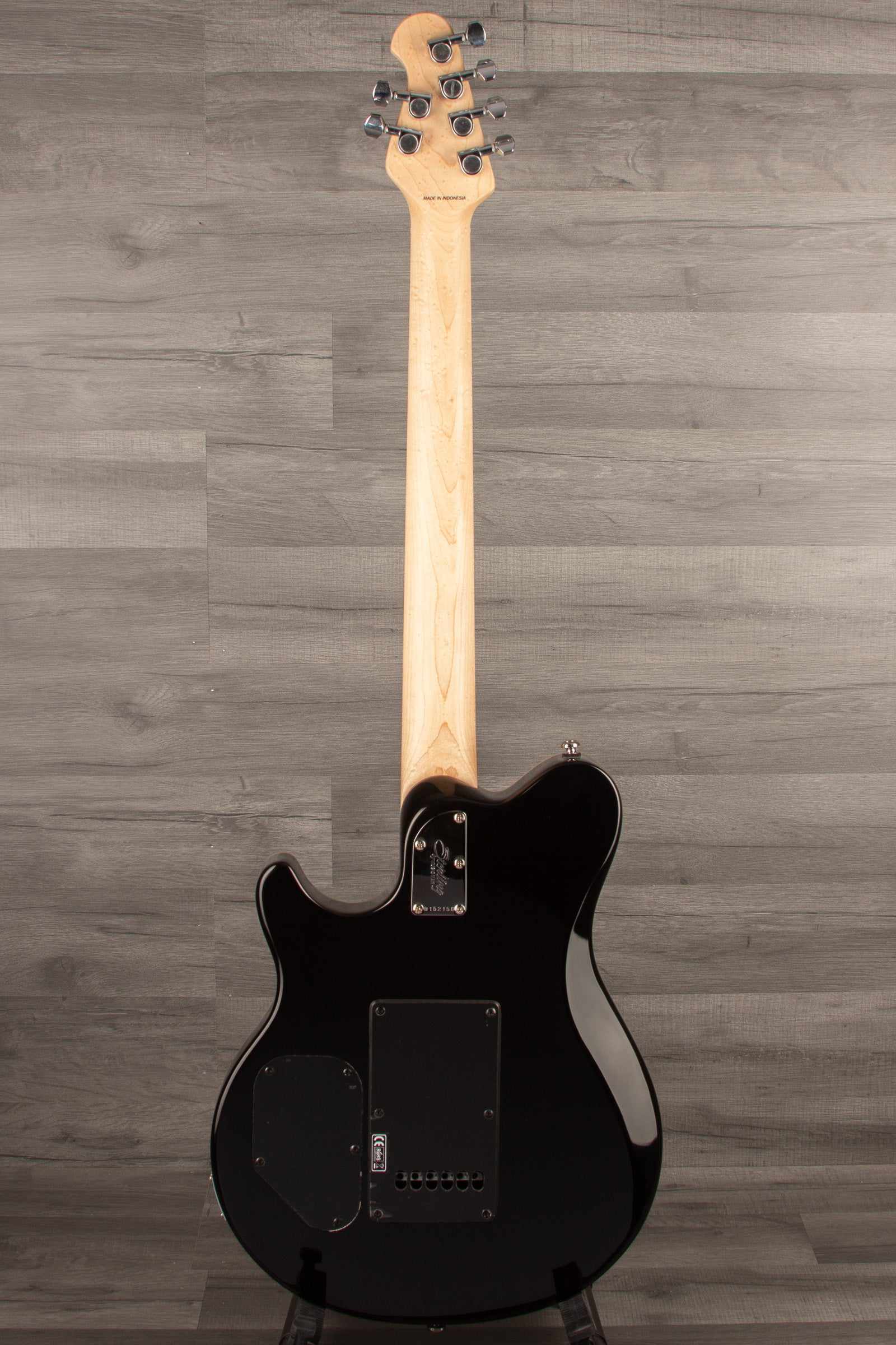 MusicMan Sterling Axis Flame Maple - Neptune Blue - MusicStreet
