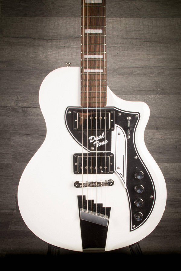 Supro David Bowie Ltd Edition 1961 Dual Tone - Arctic White - MusicStreet