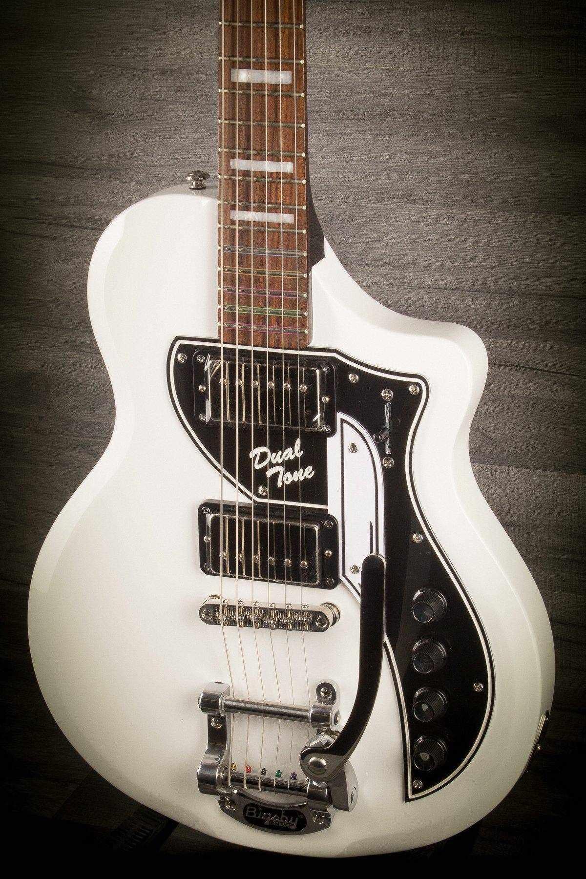 Supro David Bowie Ltd Edition Dual Tone - Arctic White