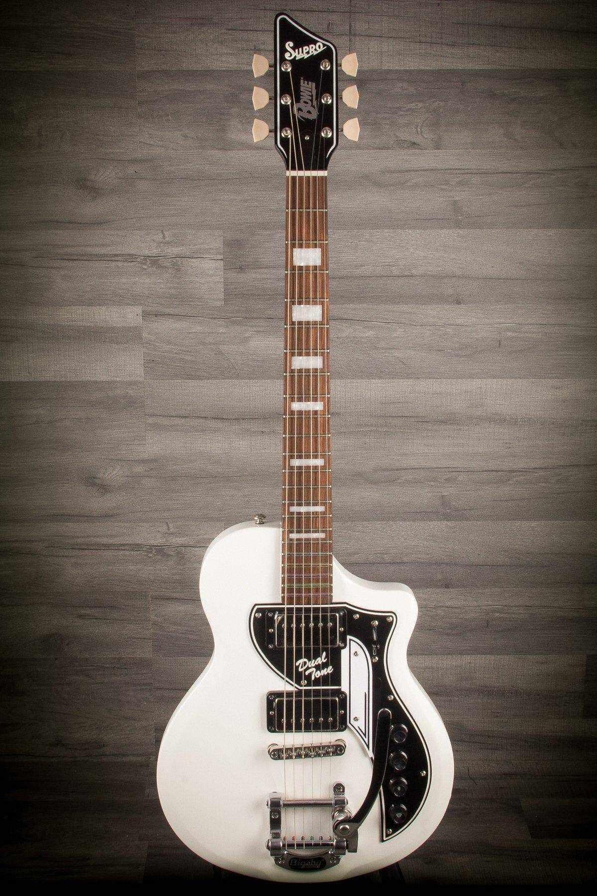 Supro David Bowie Ltd Edition Dual Tone - Arctic White