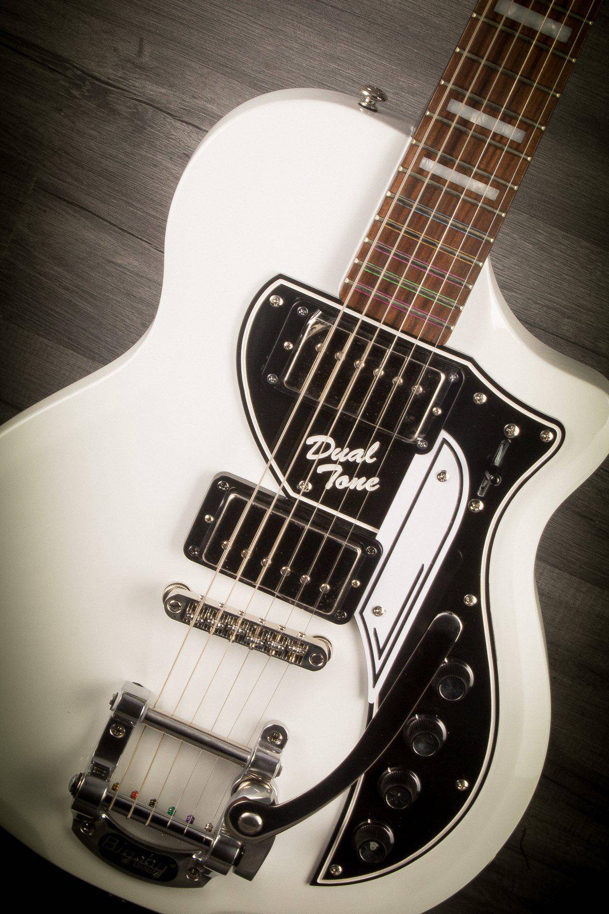 Supro David Bowie Ltd Edition Dual Tone - Arctic White