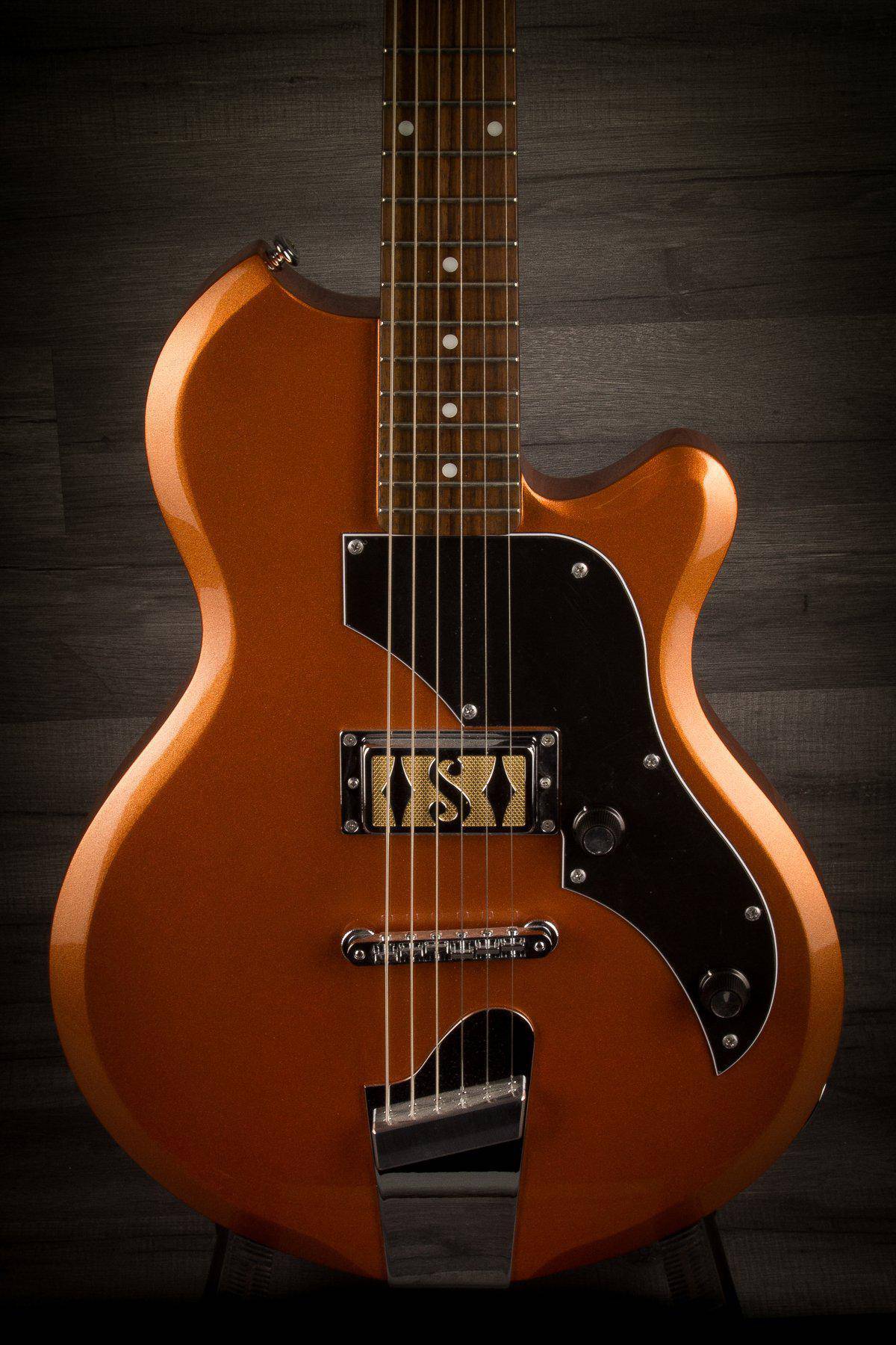 Supro Jamesport Electric Guitar including hard case - MusicStreet