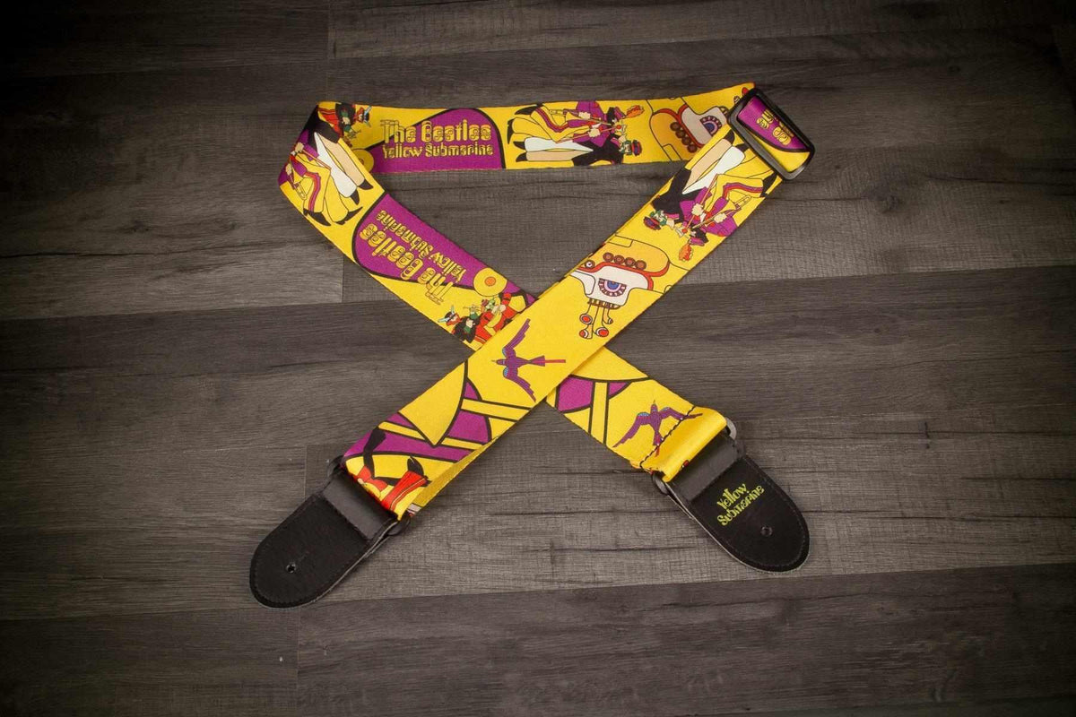 The Beatles Yellow Submarine Guitar Strap - 2" Wide Polyester