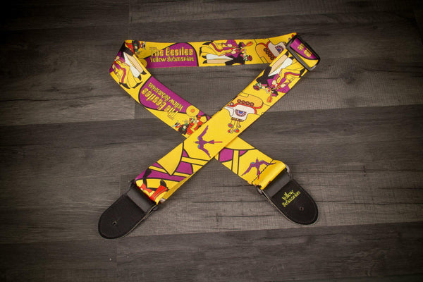 The Beatles Accessories The Beatles Yellow Submarine Guitar Strap - 2" Wide Polyester