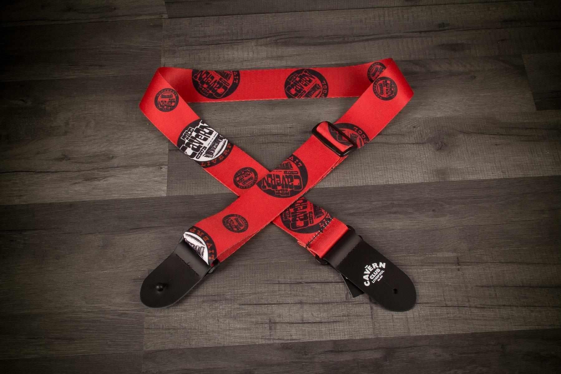 The Cavern Club MERSEY BEAT 2" Wide Polyester Guitar Strap
