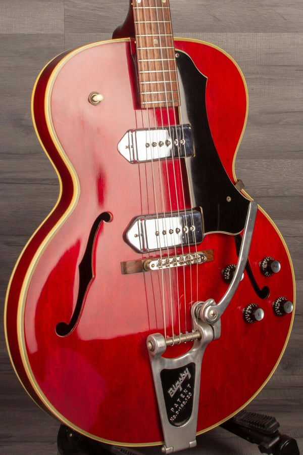 USED - Gibson ES125Td 1957 Cherry (Gibson Factory Refinish Circa 1965) #U308014 - MusicStreet