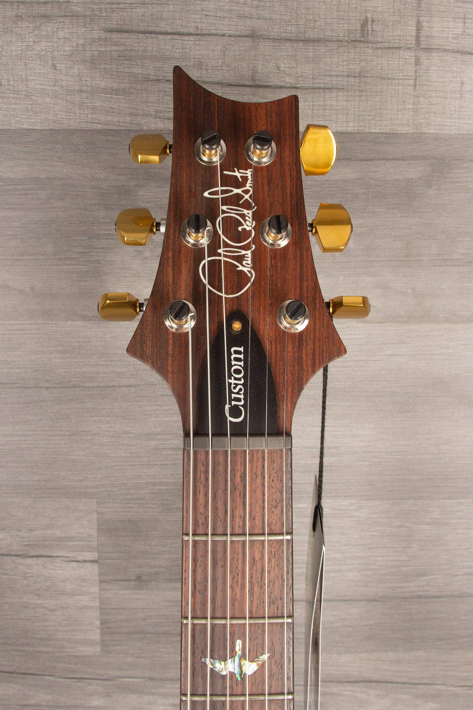 PRS Wood Library Custom 22 Fire Red Black Fade Flame - solid Rosewood neck