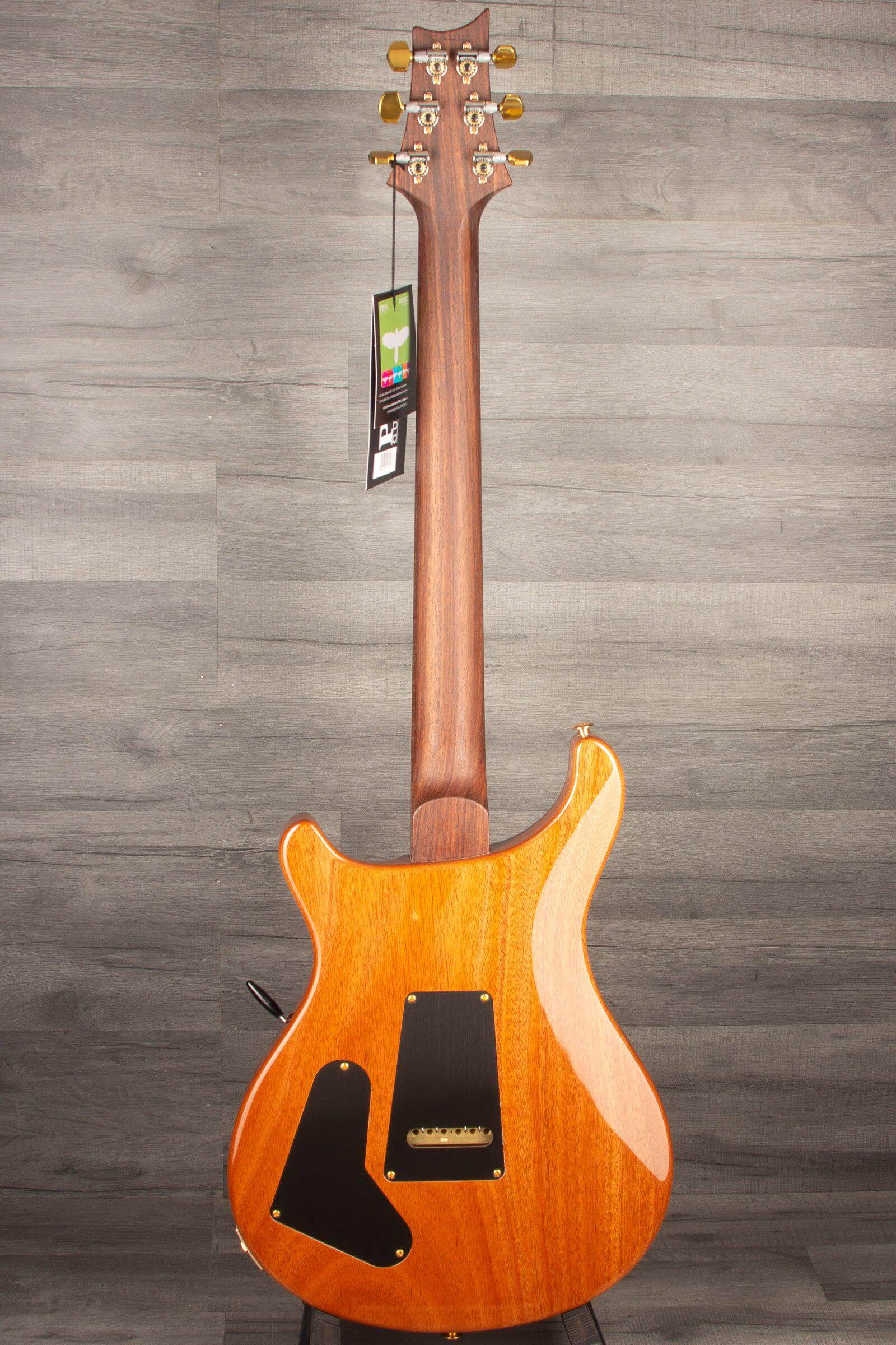 PRS Wood Library Custom 22 Fire Red Black Fade Flame - solid Rosewood neck