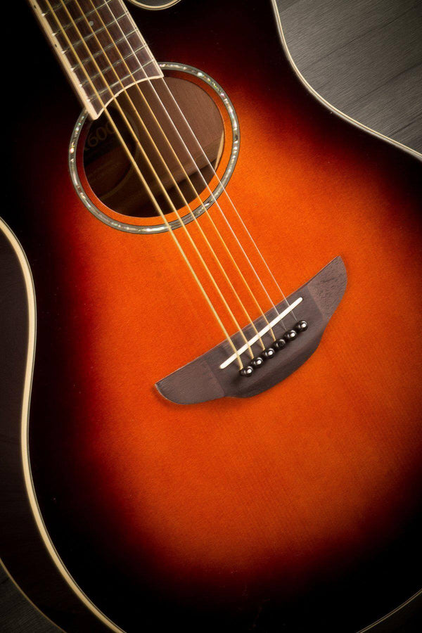 Yamaha Acoustic Guitar Yamaha APX600 Electro Acoustic Guitar - Old Violin Sunburst