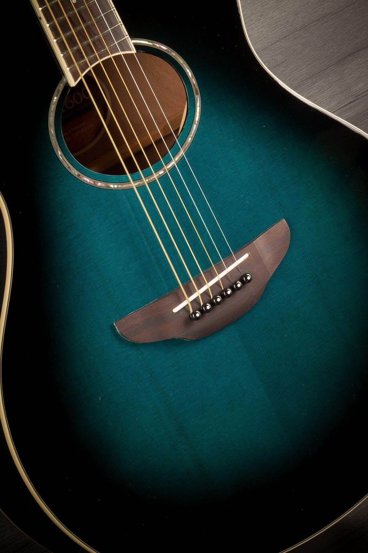 Yamaha APX600 Electro Acoustic Guitar - Oriental Blue Burst