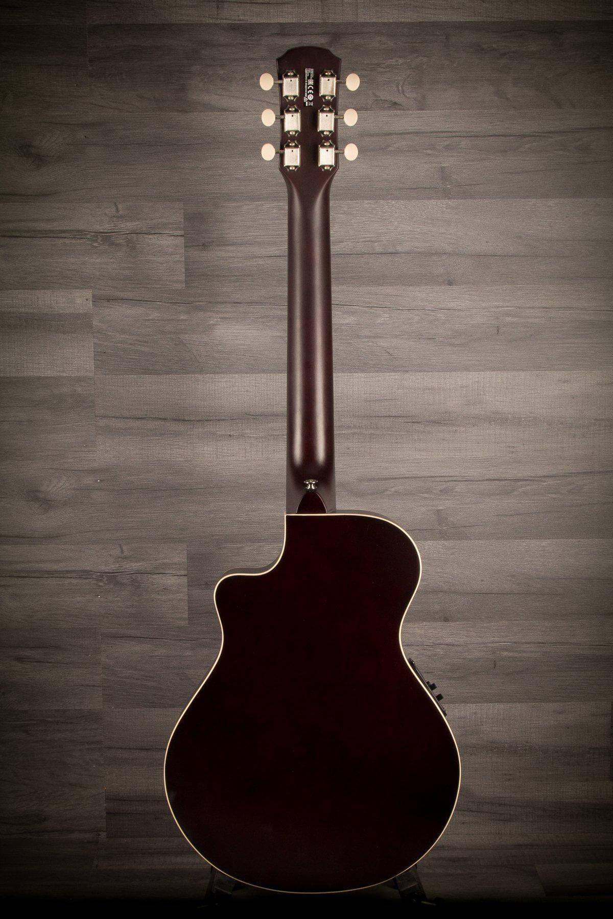 Yamaha APXT2 Dark Red Burst Travel Guitar - MusicStreet