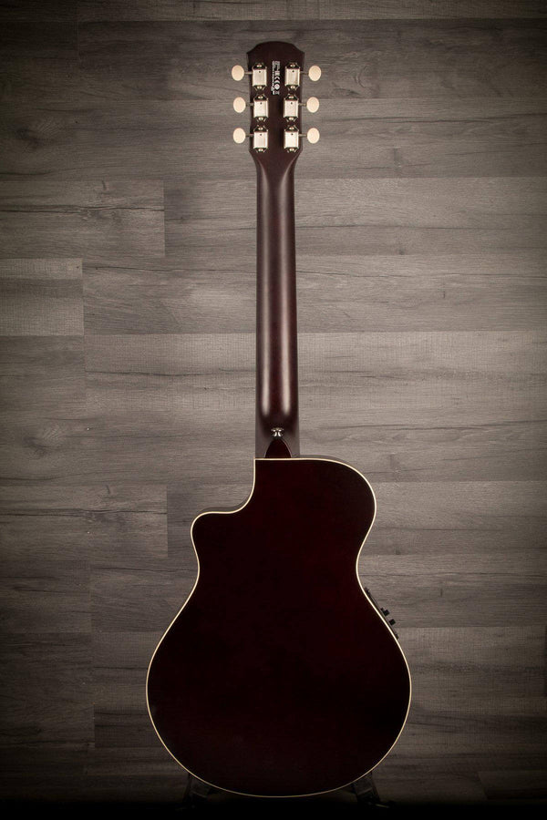 Yamaha APXT2 Dark Red Burst Travel Guitar - MusicStreet
