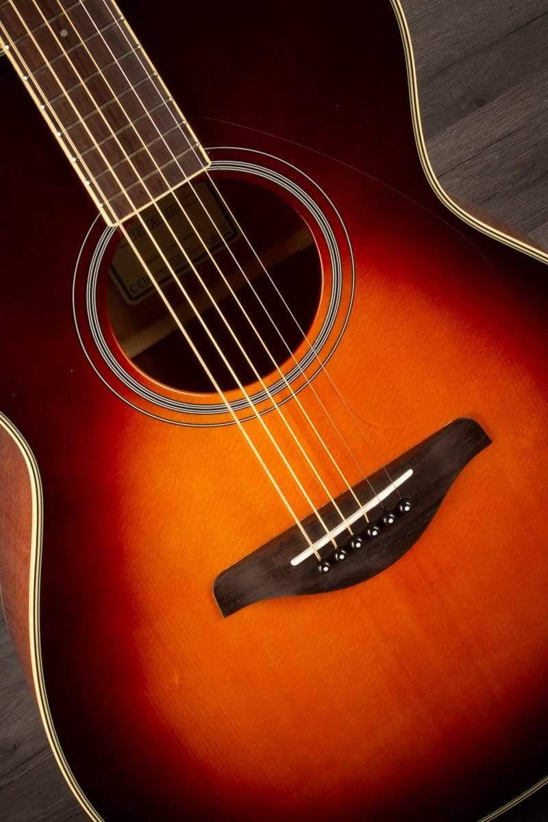Yamaha FS-TA TransAcoustic Guitar - Brown Sunburst
