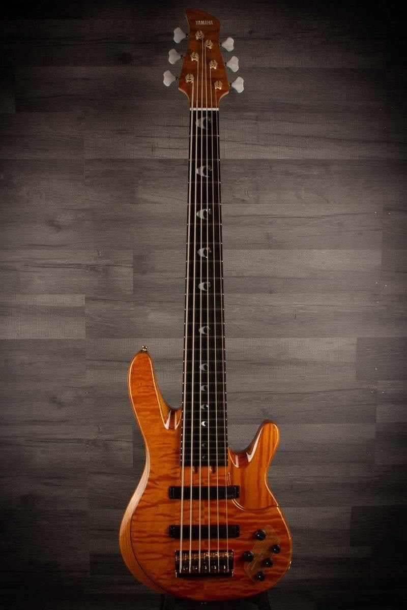 Yamaha TRBJP2 'John Patitucci' 6-String Bass Guitar in Amber finish
