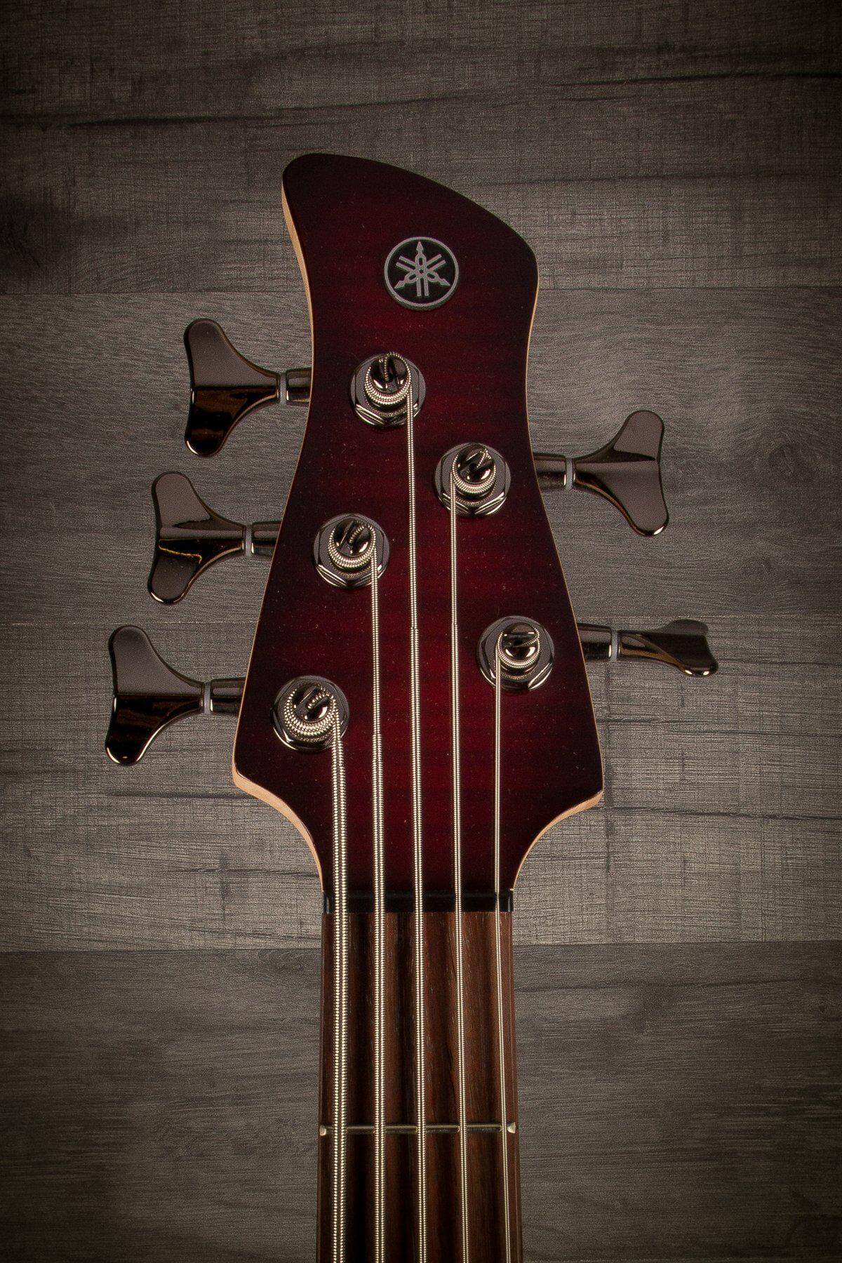Yamaha TRBX605FM 5 String Bass - Dark Red Burst