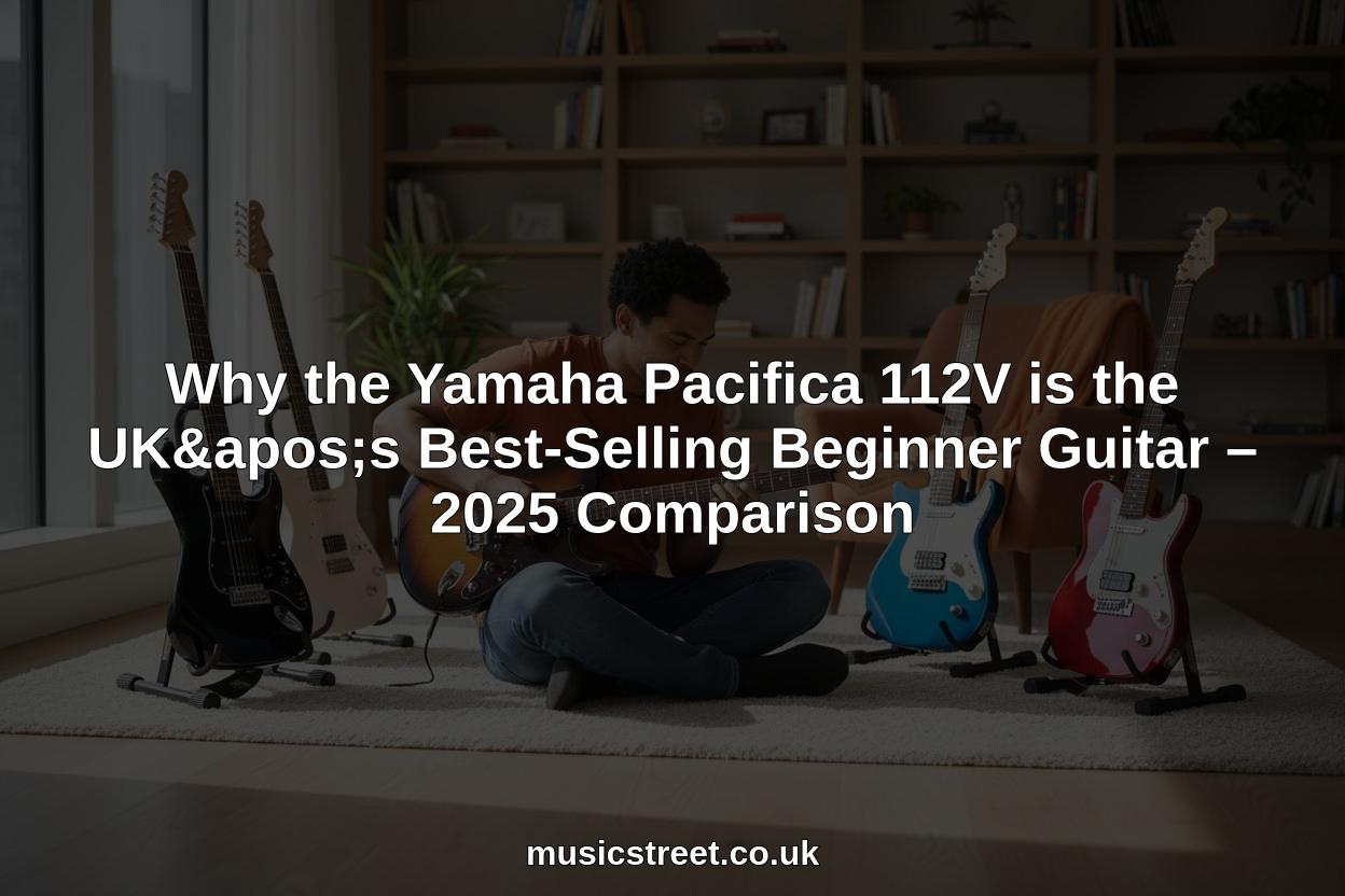 Why the Yamaha Pacifica 112V is the UK's Best-Selling Beginner Guitar hero header image