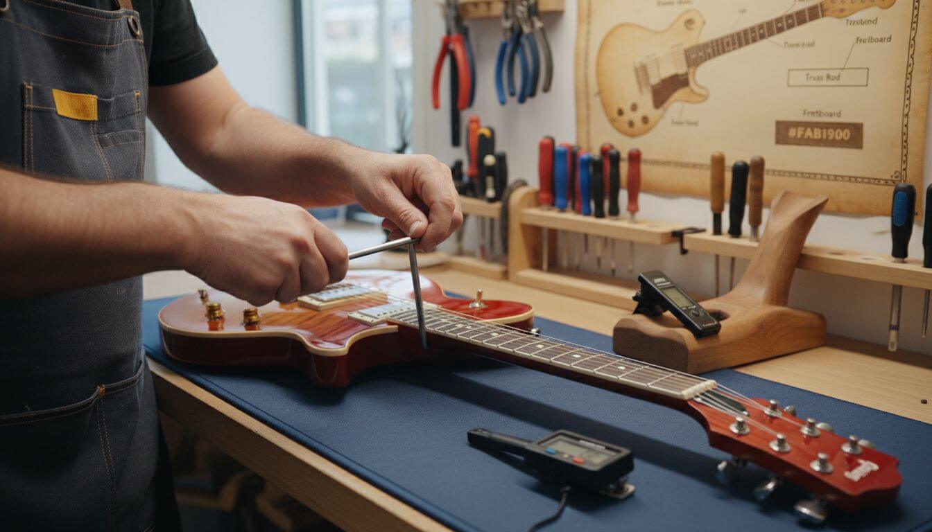 professional guitar setup