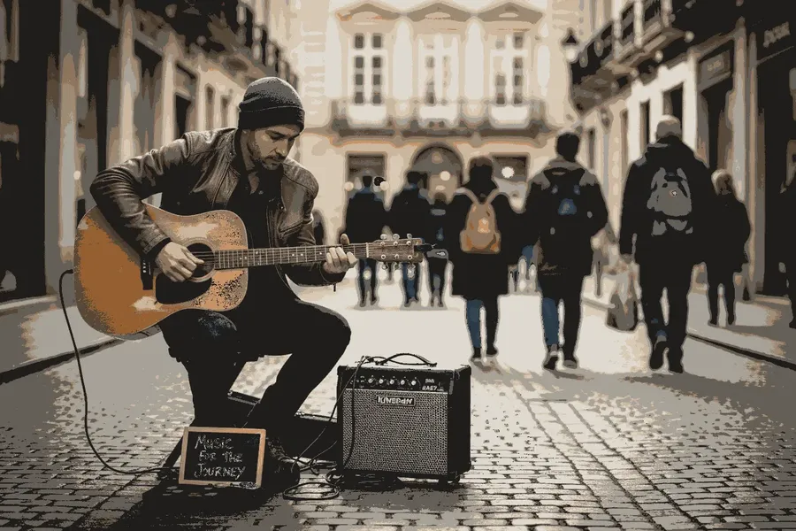 The Best Portable Busking Amp? Kinsman KAA70 Acoustic Amp - MusicStreet