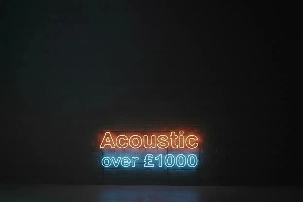 Acoustic guitars over £1000