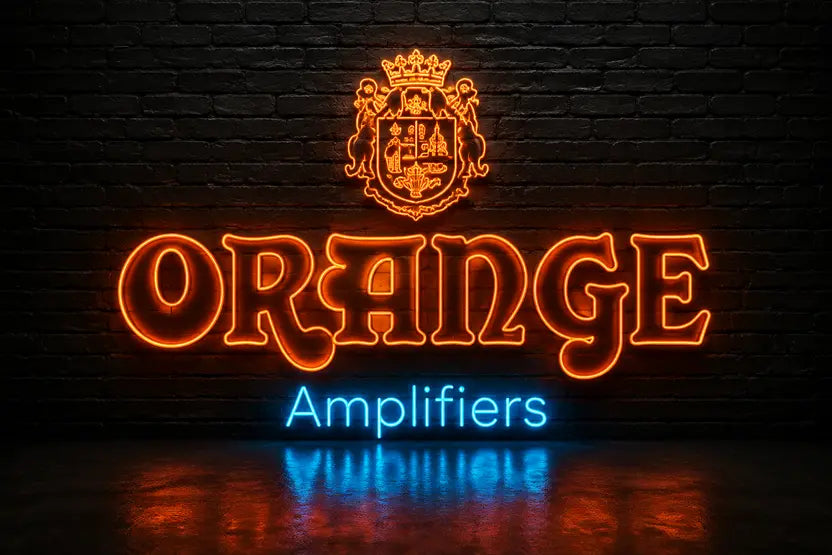 Vibrant Orange Guitar Amp Collection: Elevate Your Sound and Style