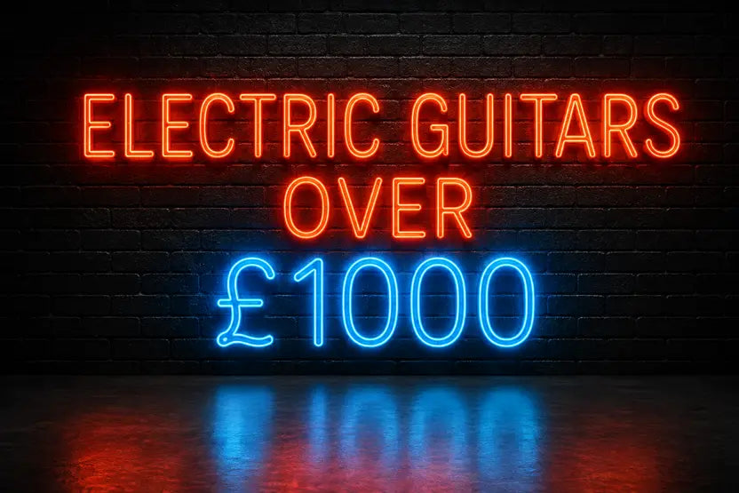 Electric guitars over £1000