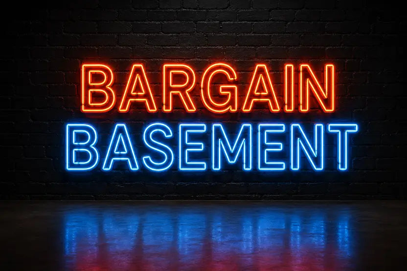 Bargain basement