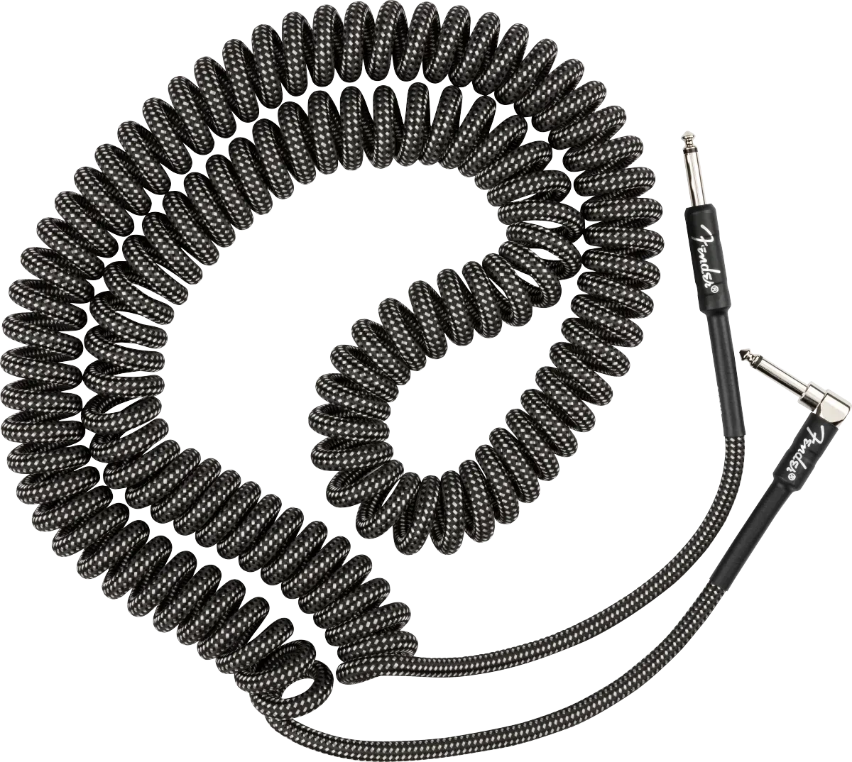 Fender Professional Series Coil Cable, 30', Gray Tweed