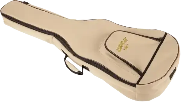 Gretsch G2166 Dreadnought gig bag with tan 600 Denier exterior and padded straps