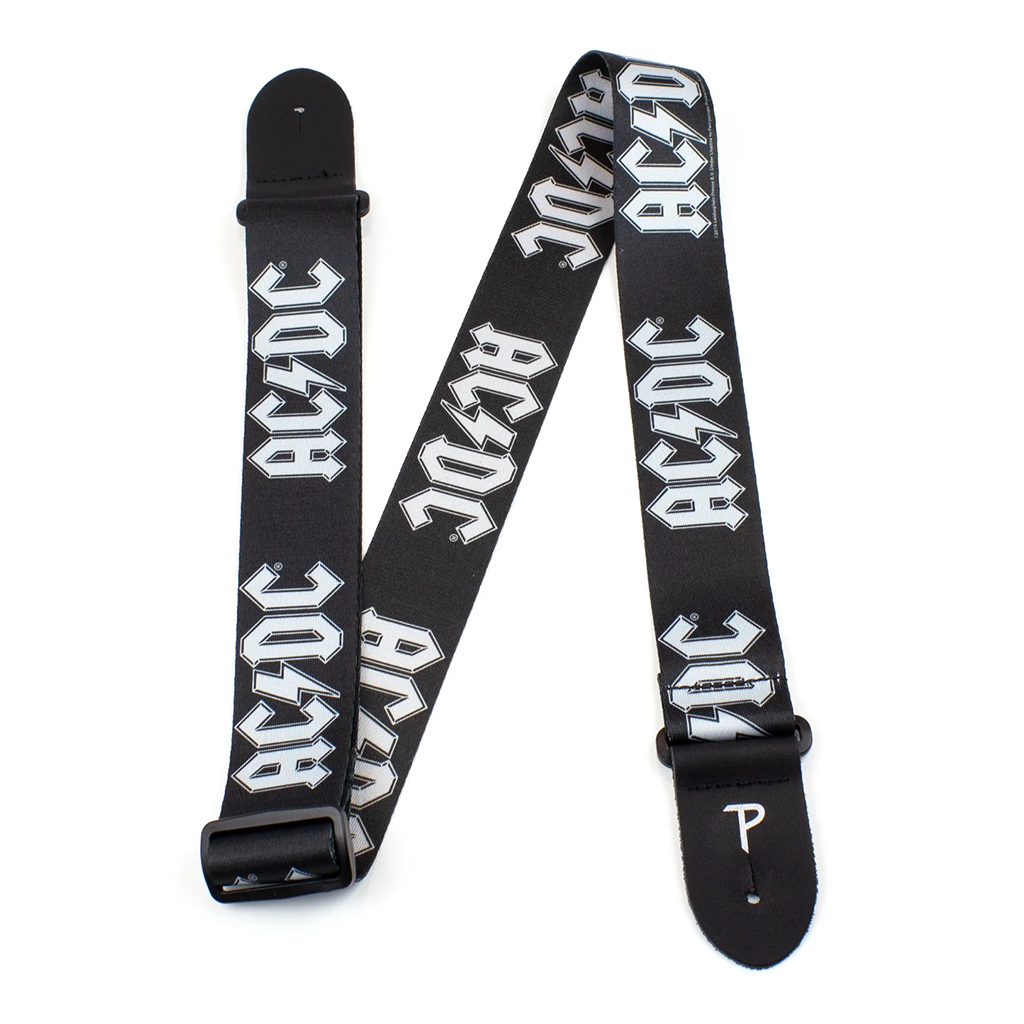 PERRI'S 2" POLY STRAP - ACDC TEXT LOGO