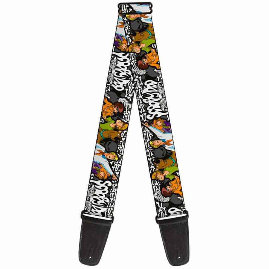 Buckle Down Scooby Doo Poses Guitar Strap
