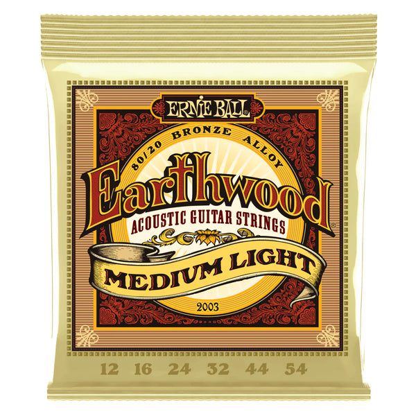 Ernie Ball 2003 Earthwood Medium Light 80/20 Bronze 12-54