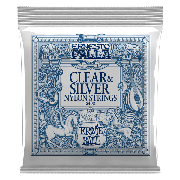 Ernie Ball 2403 Clear & Silver Nylon Classical Guitar String