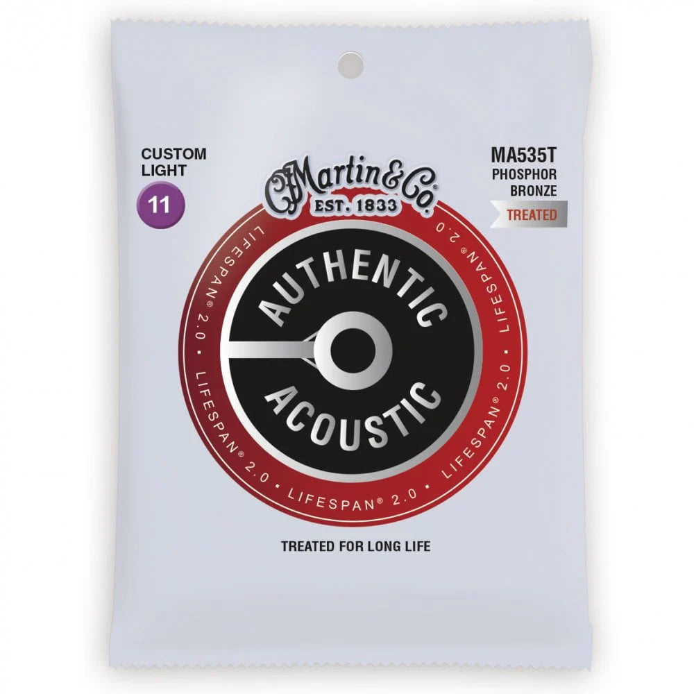 Martin LifeSpan Phosphor Bronze Custom Light 11-52 - Guitar String