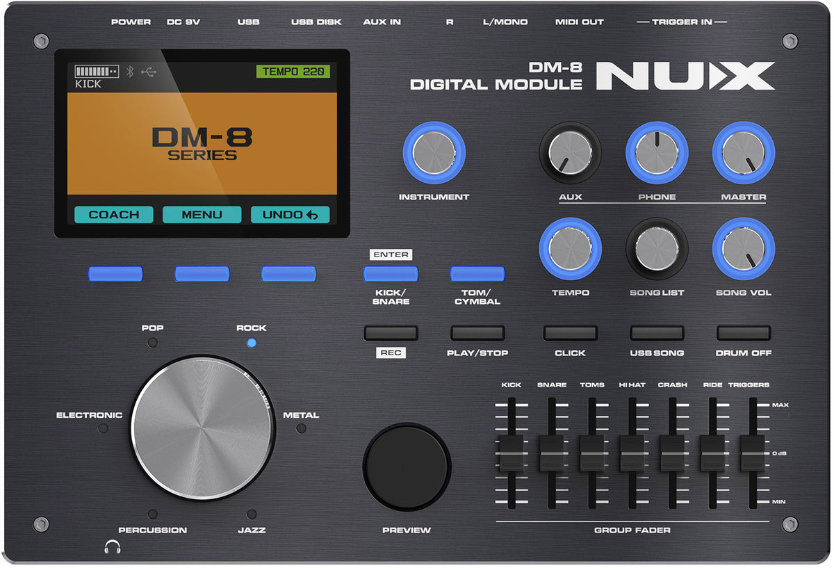 NU>X DM-8 Digital drum kit