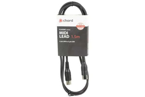 Chord Midi Cable - 1.5m - Set Up by MusicStreet