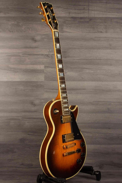 USED - Gibson 1982 Les Paul Custom - Antique sunburst guitar in excellent condition with gold hardware.