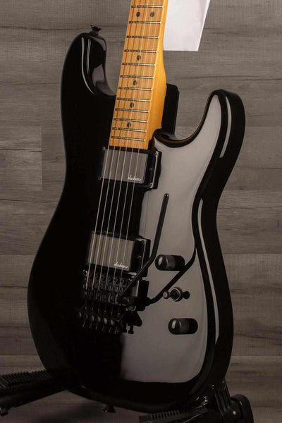 Jackson Pro Origins 1985 San Dimas SD1 HH FR, Maple Fingerboard, Gloss Black side view