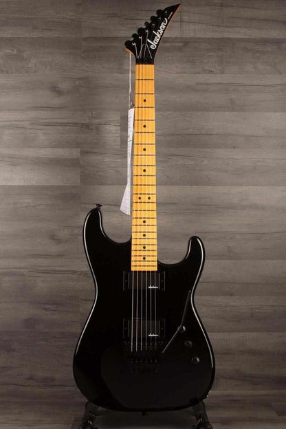 Jackson Pro Origins 1985 San Dimas SD1 HH FR, Maple Fingerboard, Gloss Black guitar on display