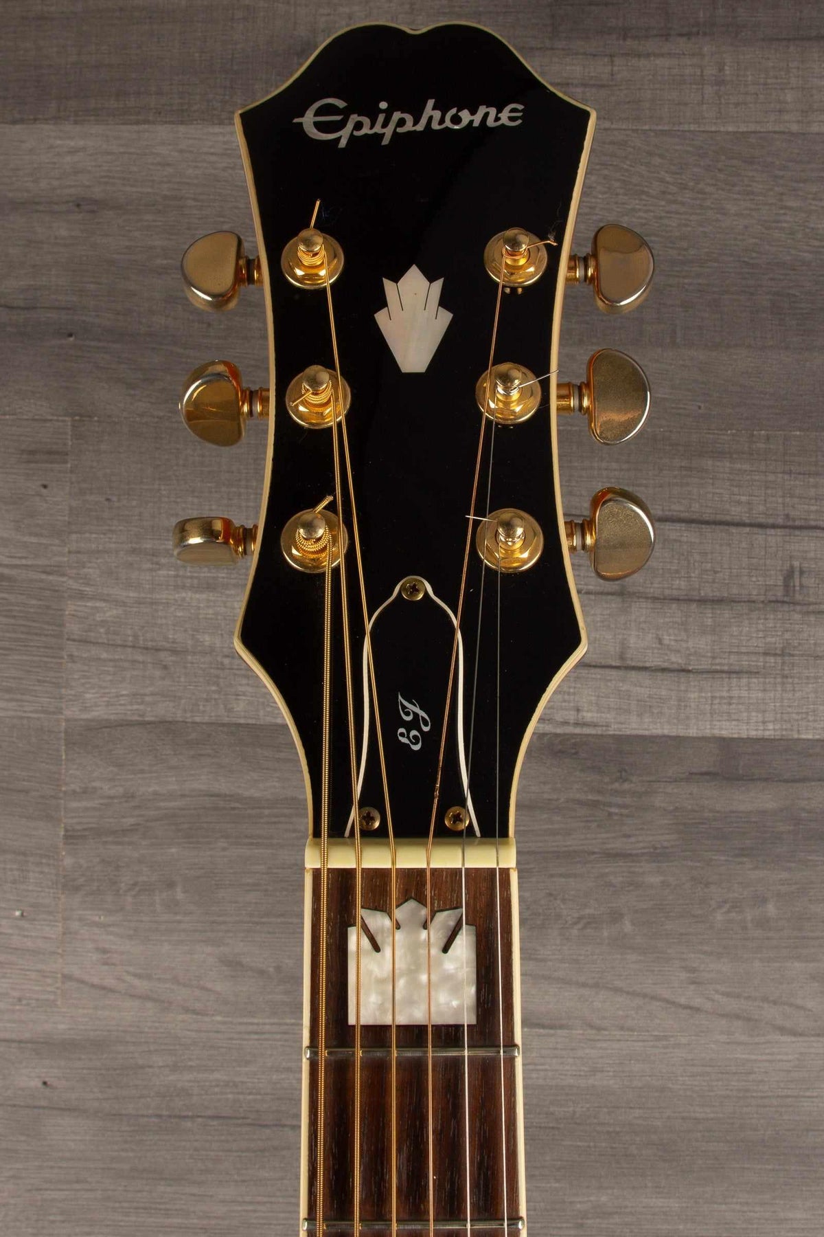 USED Epiphone J200 EC Studio Solid Top, Fishman Sonitone - Vintage Sunburst - Acoustic Guitar - MusicStreet
