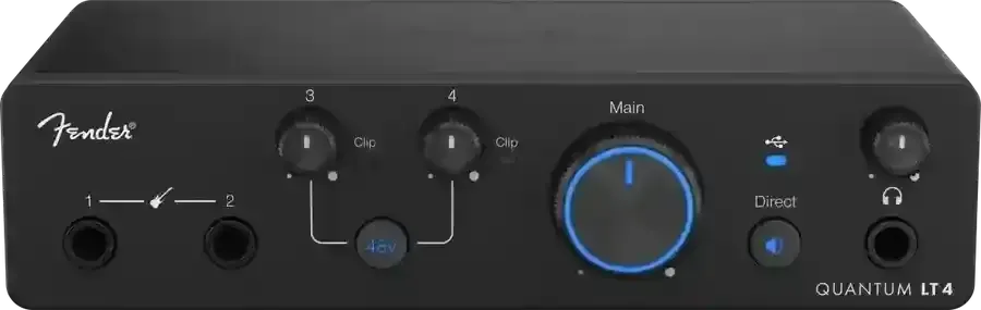 Fender Quantum LT 4 USB-C Audio Interface - MusicStreet