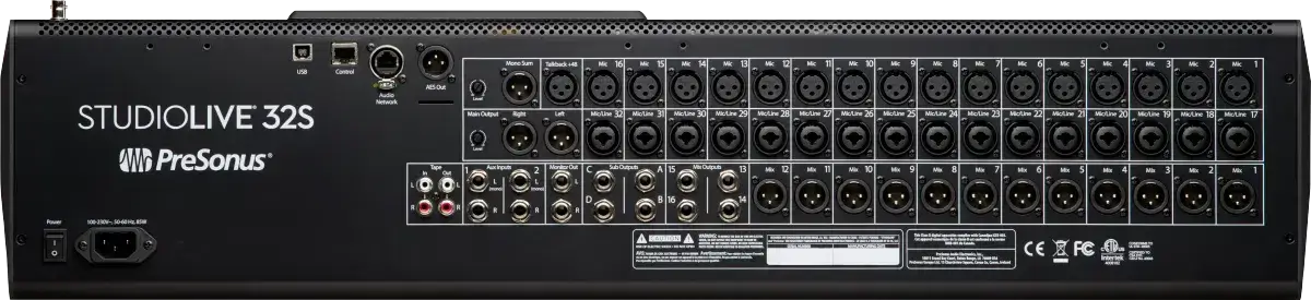 Presonus StudioLive 32S DIGITAL CONSOLE MIXER