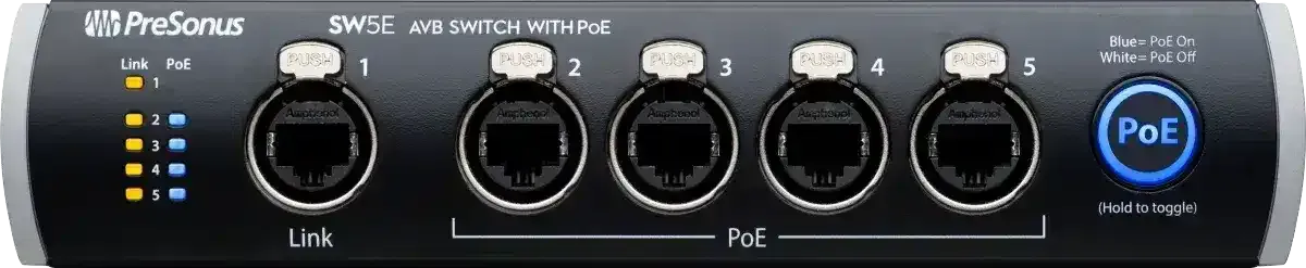 Presonus SW5E Network Switch And Bridge