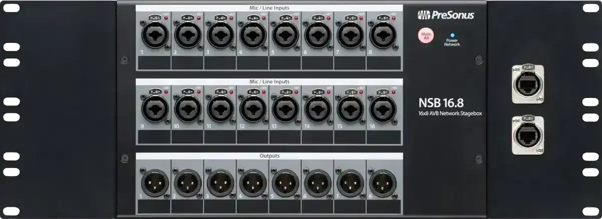 Presonus NSB 16.8 16x8 AVB-networked Stage Box