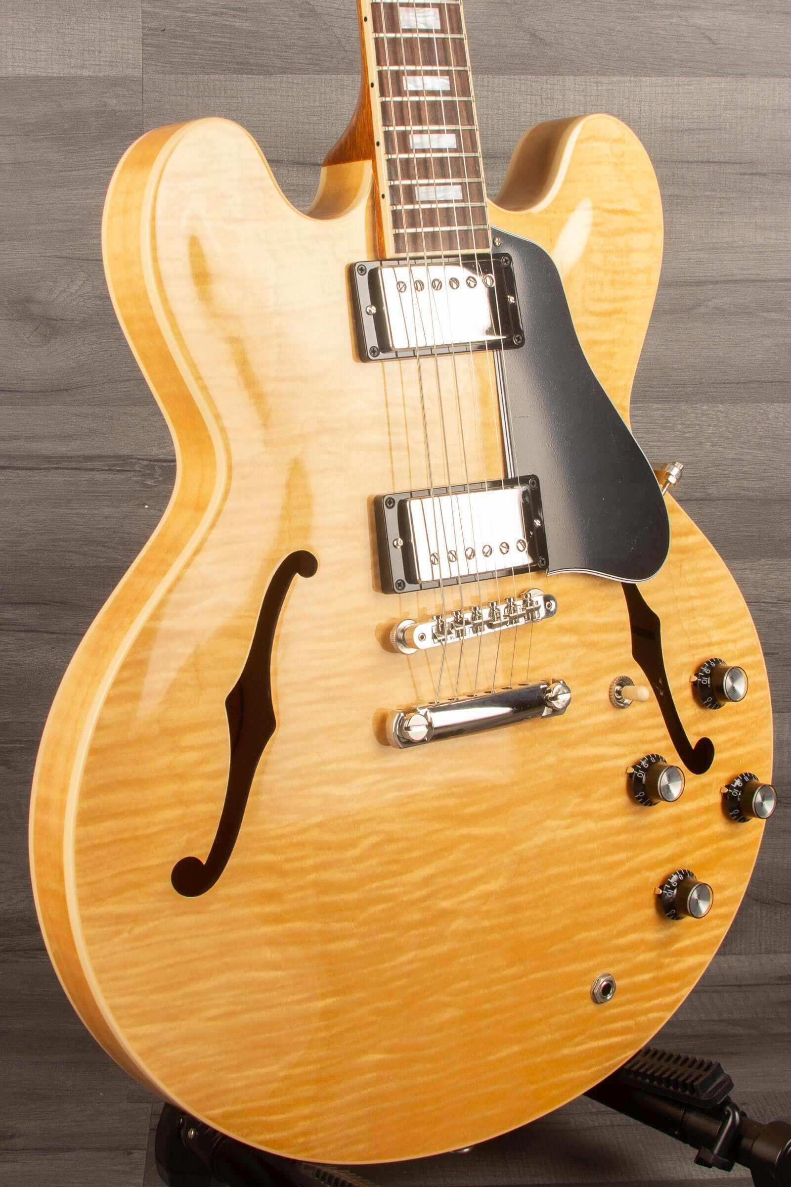 Gibson ES-335 Figured Top Electric Guitar - Antique Natural - MusicStreet