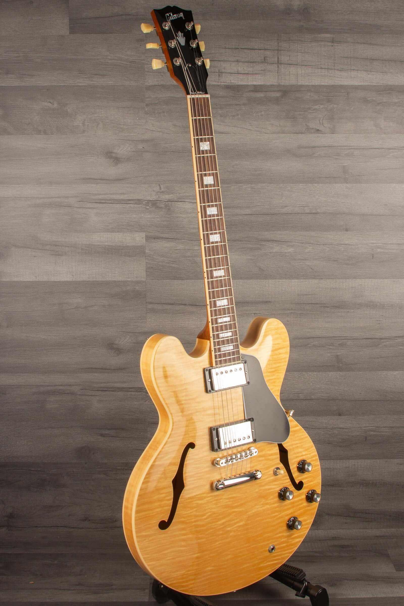 Gibson ES-335 Figured Top Electric Guitar - Antique Natural - MusicStreet