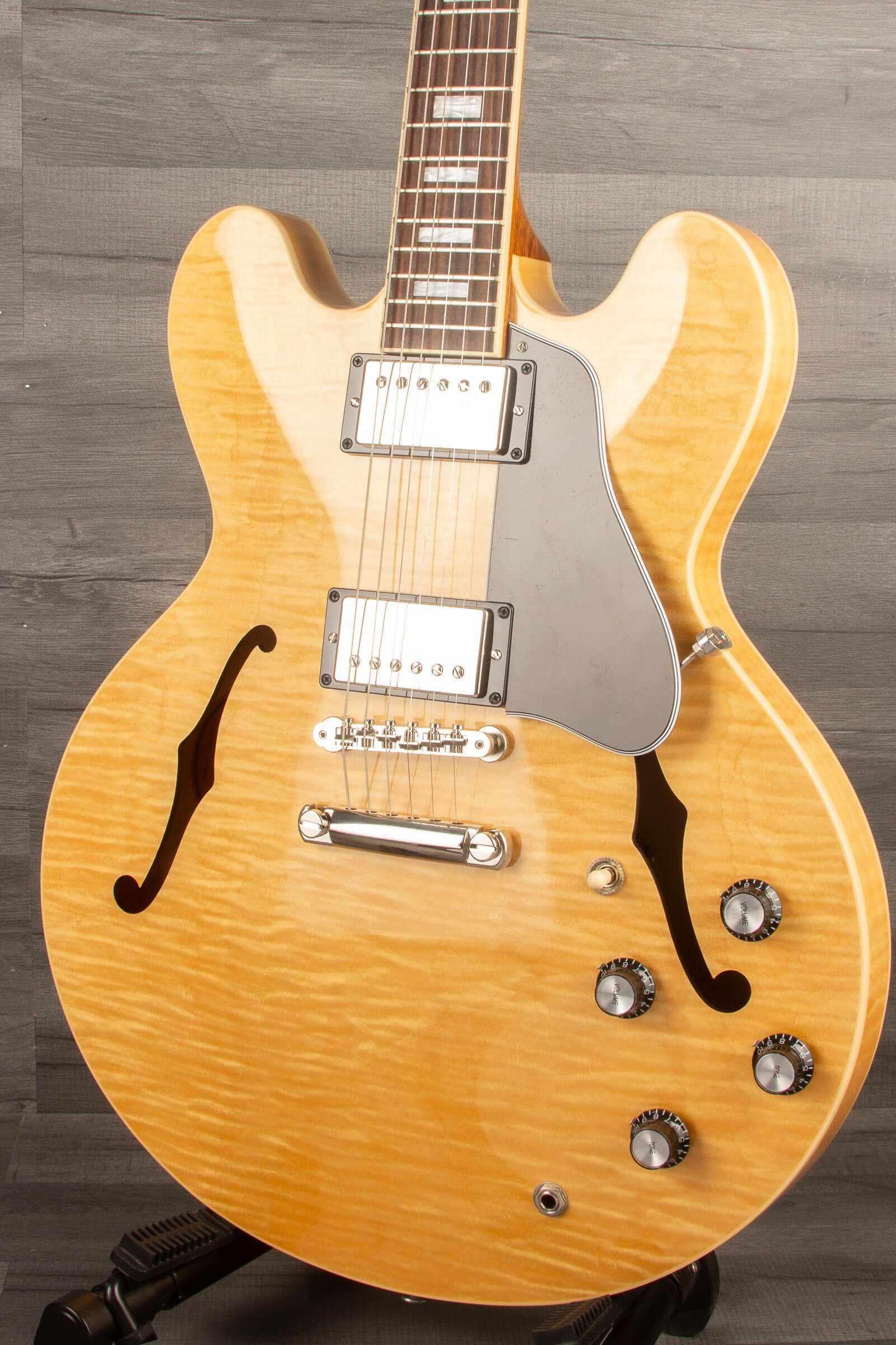 Gibson ES-335 Figured Top Electric Guitar - Antique Natural - MusicStreet