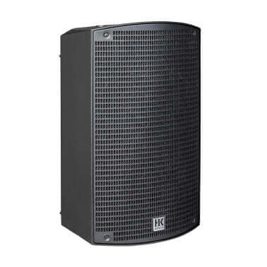 HK SONAR 110 Xi - 10" Full-Range Active Loudspeaker in black with front grille design.