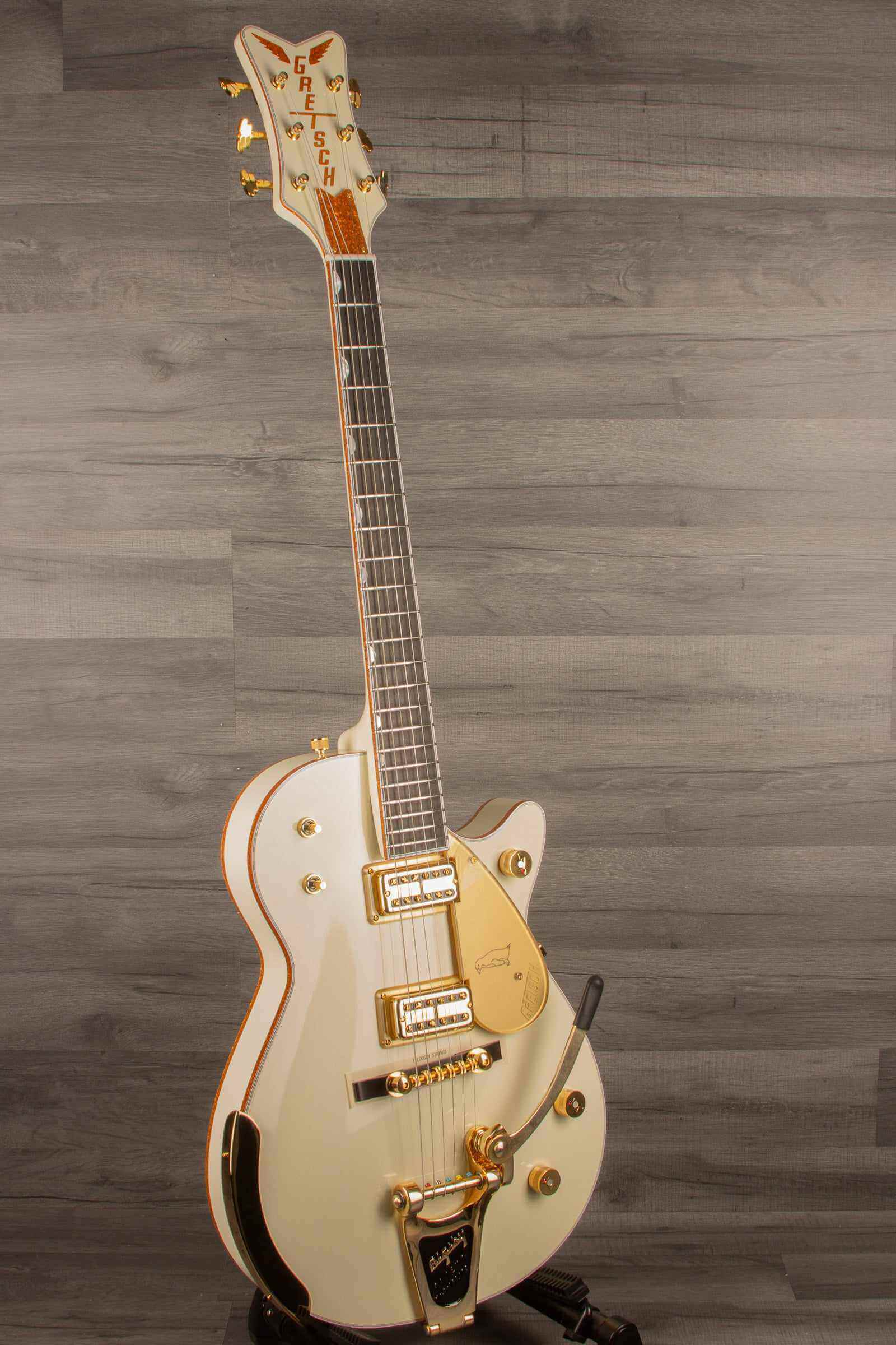 Gretsch G6134T-58 Vintage Select ’58 Penguin™ Electric Guitar - Vintage White, Bigsby®, TV Jones®